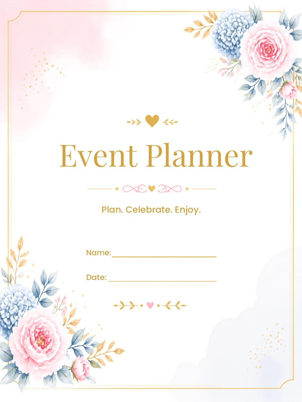 Event Planner & Menu Suggestions Digital download